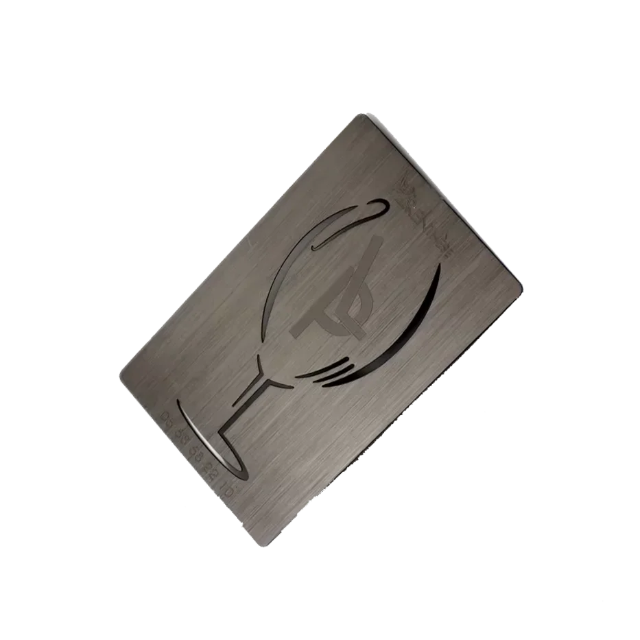 

Металлическая визитная карточка NFC из нержавеющей стали по индивидуальному заказу Персонализированные визитные карточки NFC с бесплатным образцом чипа