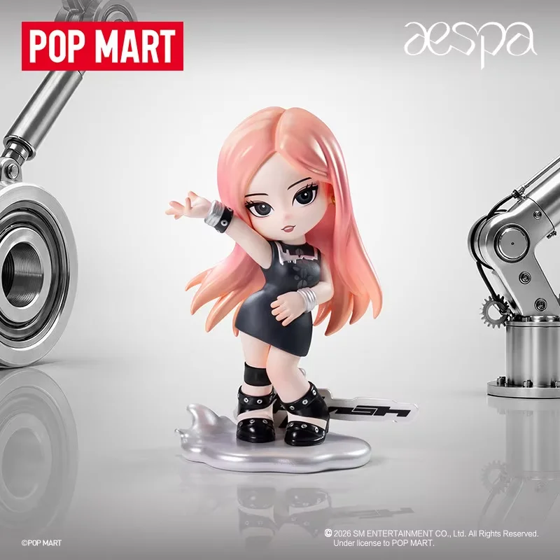 POP MART Aespa Memorable Picks Serie Actionfiguren Blind Box Q-Version Puppen Sammlerstücke Spielzeug Schreibtischdekoration Überraschungsgeschenk