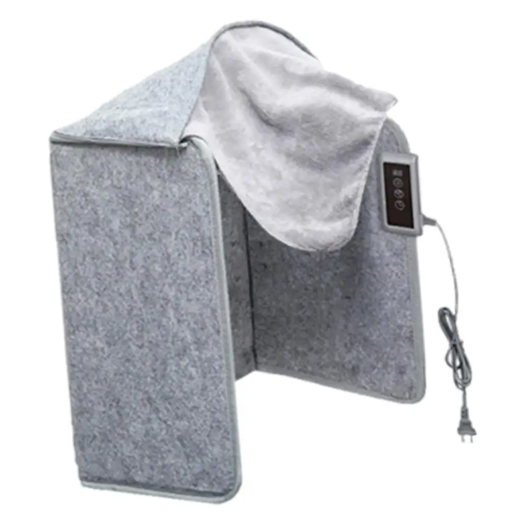 Portable Heated Foot Warmer Electric Leg Warmer Pad for Home Office Desk Use Fast Heating 5 Level Timer Auto Shutoff