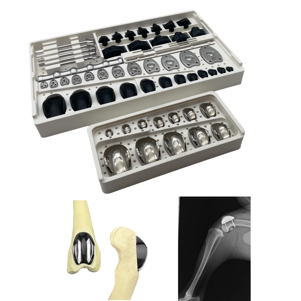 Veterinary Implants PGR Patellar Trochlear Groove Replacement Kit Fracture Bone Surgery Instrument