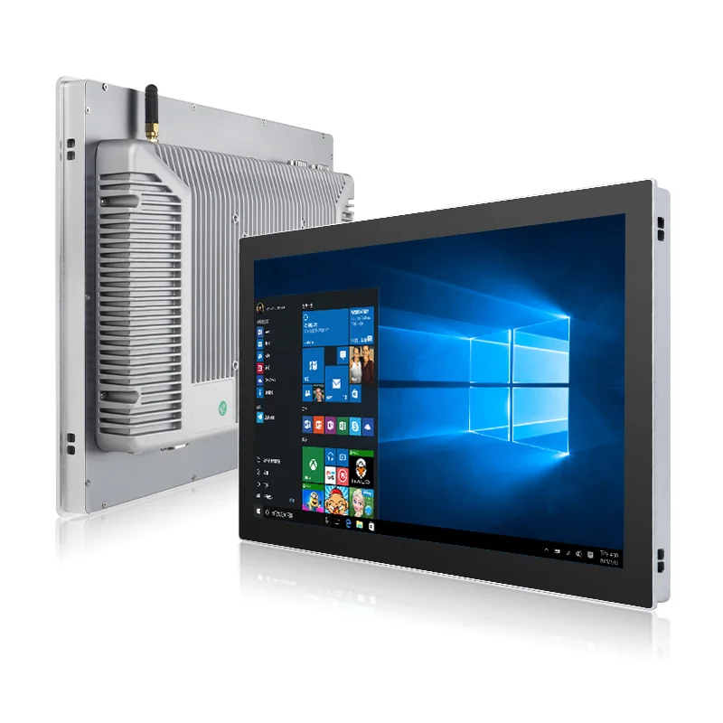 13.3inch Ip65 Waterproof Touchscreen Window Linux Fanless 10 Point Touchscreen Rugged Embedded All in One Pc Industrial Panel Pc
