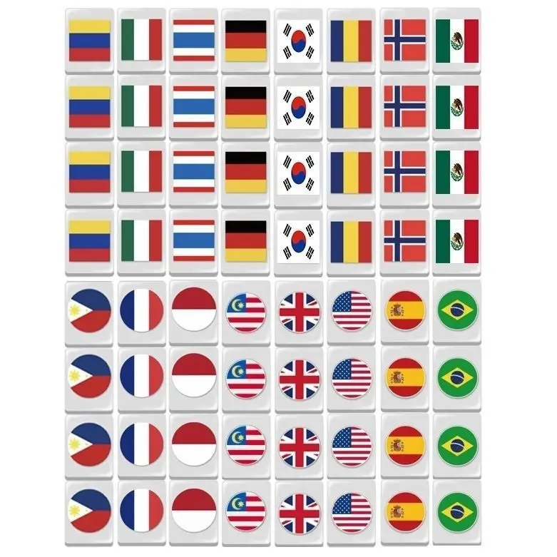 Mini 24mm 48/64 Tiles Seaside Escape New Sanrio Hello Kitty Mahjong Game Set Tiktok Popular Hot Game Party Puzzle Fun Toy Gift