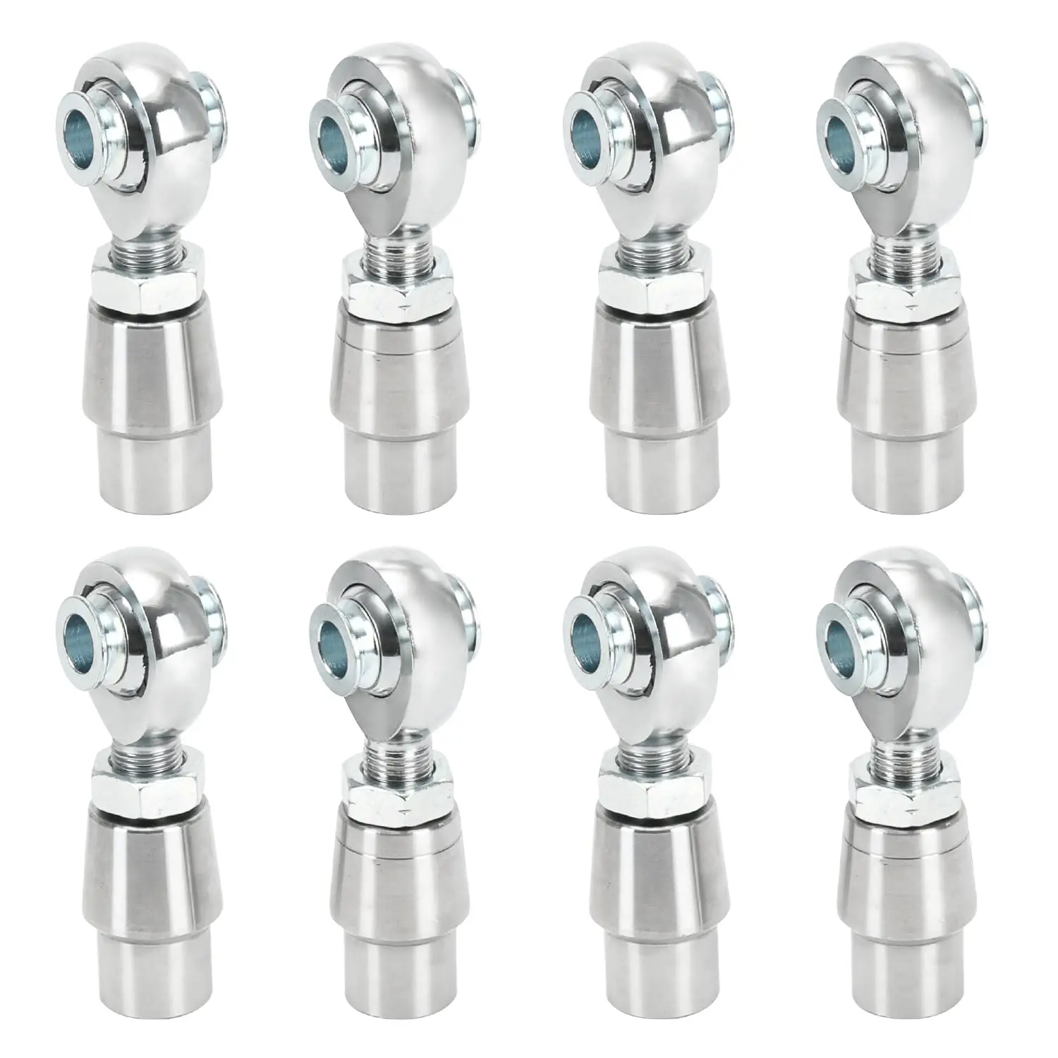 

8pcs 5/8''-18 Heim Joint Rod End Kit with Spacers,Tube Adapters & Jam Nuts 0.625'' Chromoly Joints Heat Treated