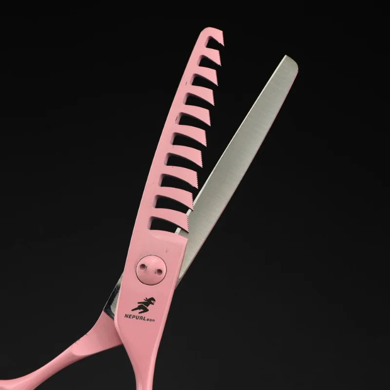 Professional Barber Scissors for Hairstylists Only Hair Scissors 5.5/6.0/6.5 Inch Pink Scissors Barber Tool Set 5