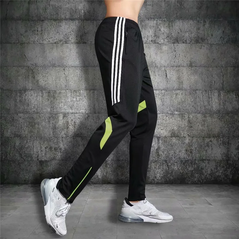 Running Pants for Men Training Jogging Sports Pants With Zipper Pockets Trousers Football Fitness Leggings Sweatpants