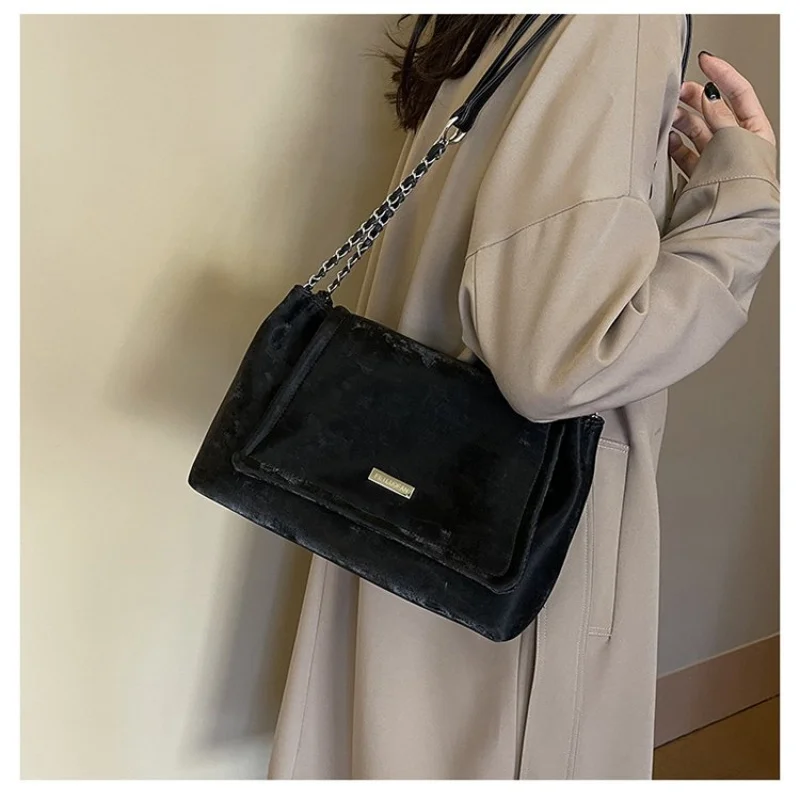 

Elegant Crossbody Handbag Leather Women's Bag High-End Luxury Brand Famous Designer Minimalist Vintage Commuter Daily Bag​