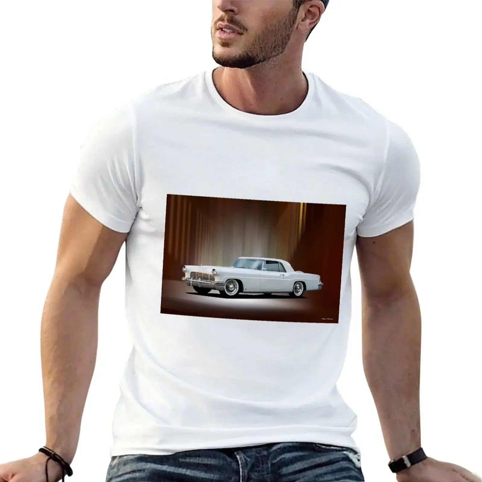 

1956 Lincoln Continental Mark II T-Shirt blue lock affliction shirts anime t shirts graphic t shirt vintage men clothes