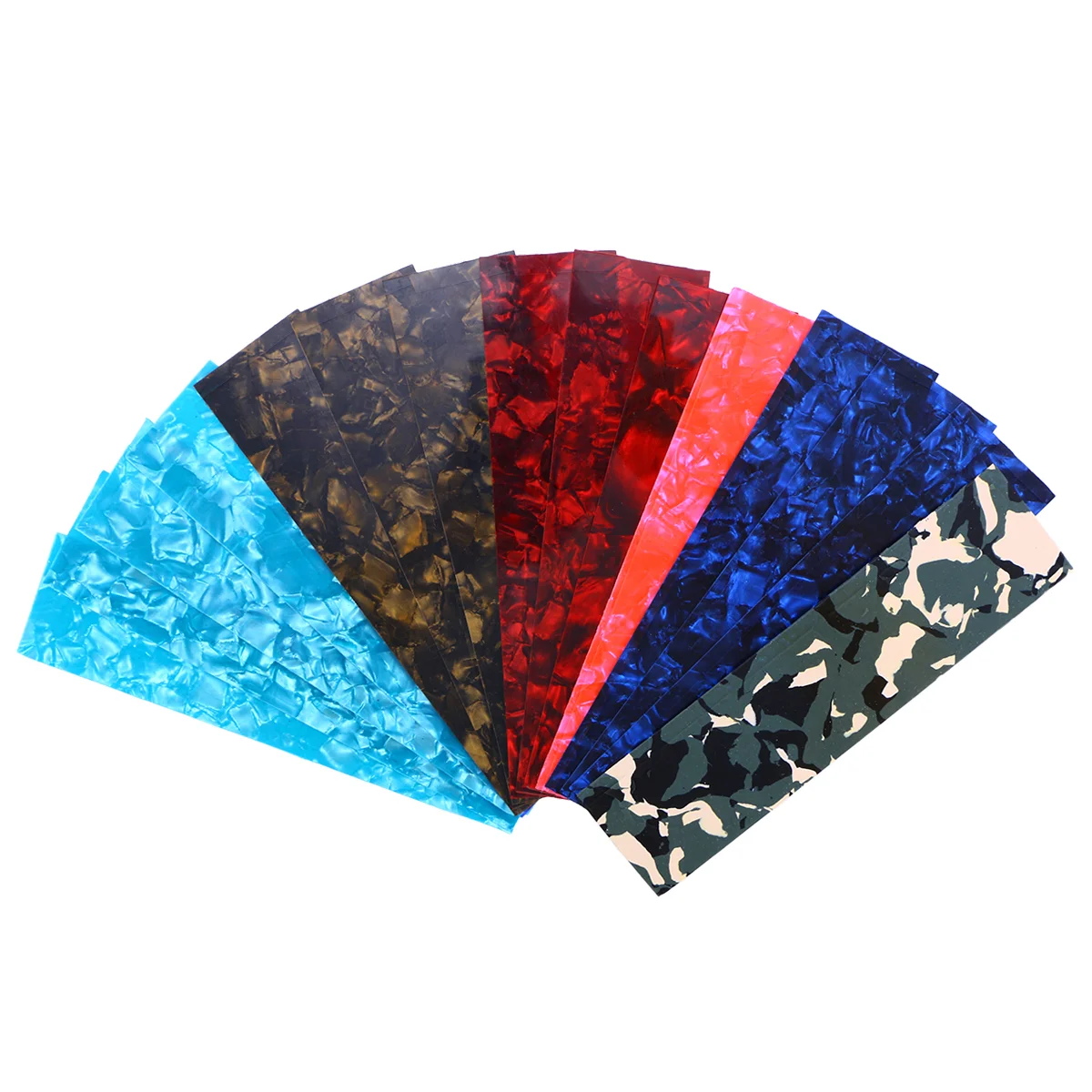 15 Pcs Punch Sheets Pick Strip for Acoustic Electric Guitars Guitar Pick Strip Punch Hole Guitar Accessories