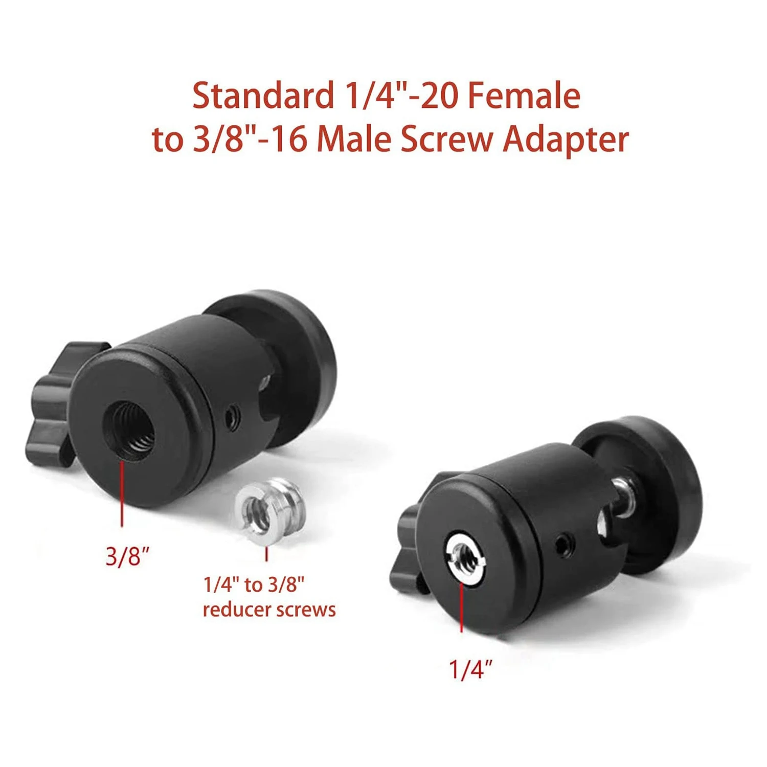 22-teiliges Kamera-Schraub befestigungs set 1/4 bis Kamera-Stativ schrauben adapter, bis Schraube, Kamera-Blitzschuh halterung