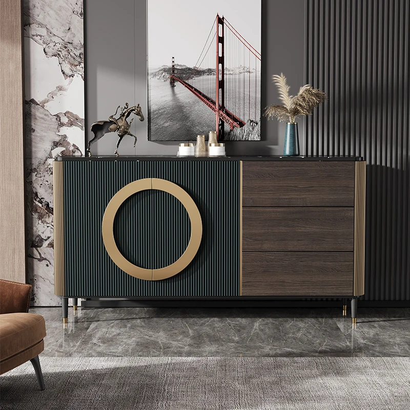 

Luxury Space Saving Home Furnitures Large Storage Wood Box Display Cabinet Locke Drawer Open Living Room Shoe Cupboard Cabinet