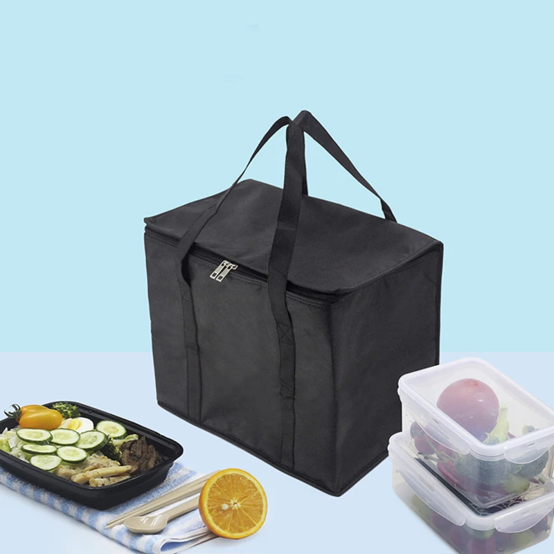 Bolsa térmica impermeable para Picnic, fiambrera con aislamiento, paquete de hielo plegable, bolsa térmica portátil para alimentos, portador de bebidas, entrega funcional