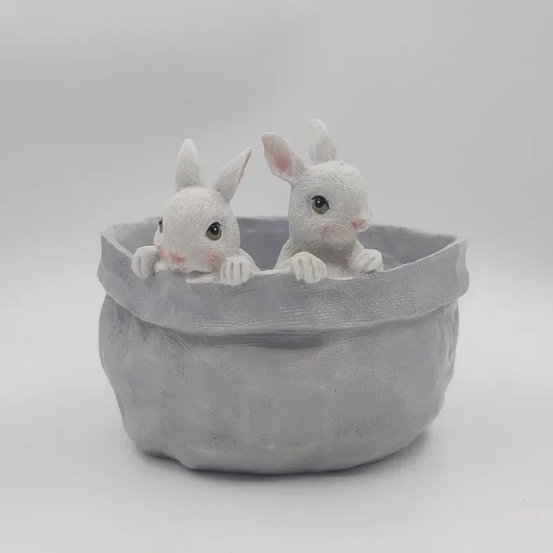 Adorable Bunny Planter Pot - Perfect for Your Garden or Balcony Decor!