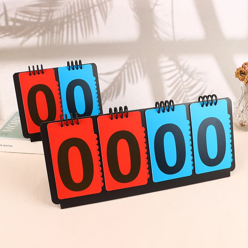 

^.Sports Scoreboard Manual Score Flip Cards Score Counter For Baseball Coaches Tennis Ball Basketball Football Volleyball Sports