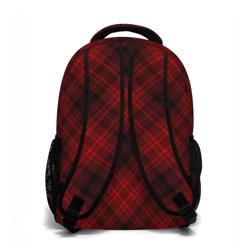 Seamless Plaid 0029 de AvanteGardeArt en DeviantArt Elegante mochila universitaria impermeable para niñas, mochila escolar para computadora portátil de 17 pulgadas.