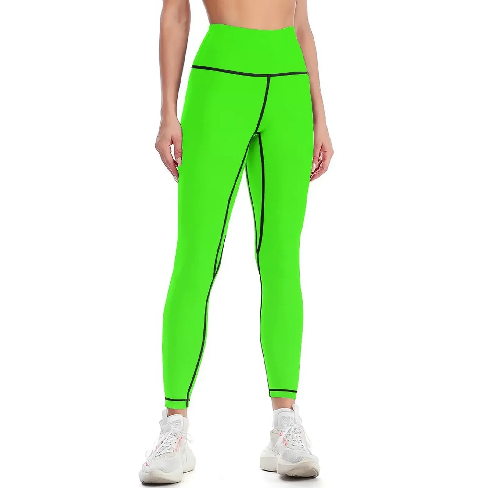 

Neon Lime Green Leggings sport set Women sports sports woman gym gym clothing Womens Leggings