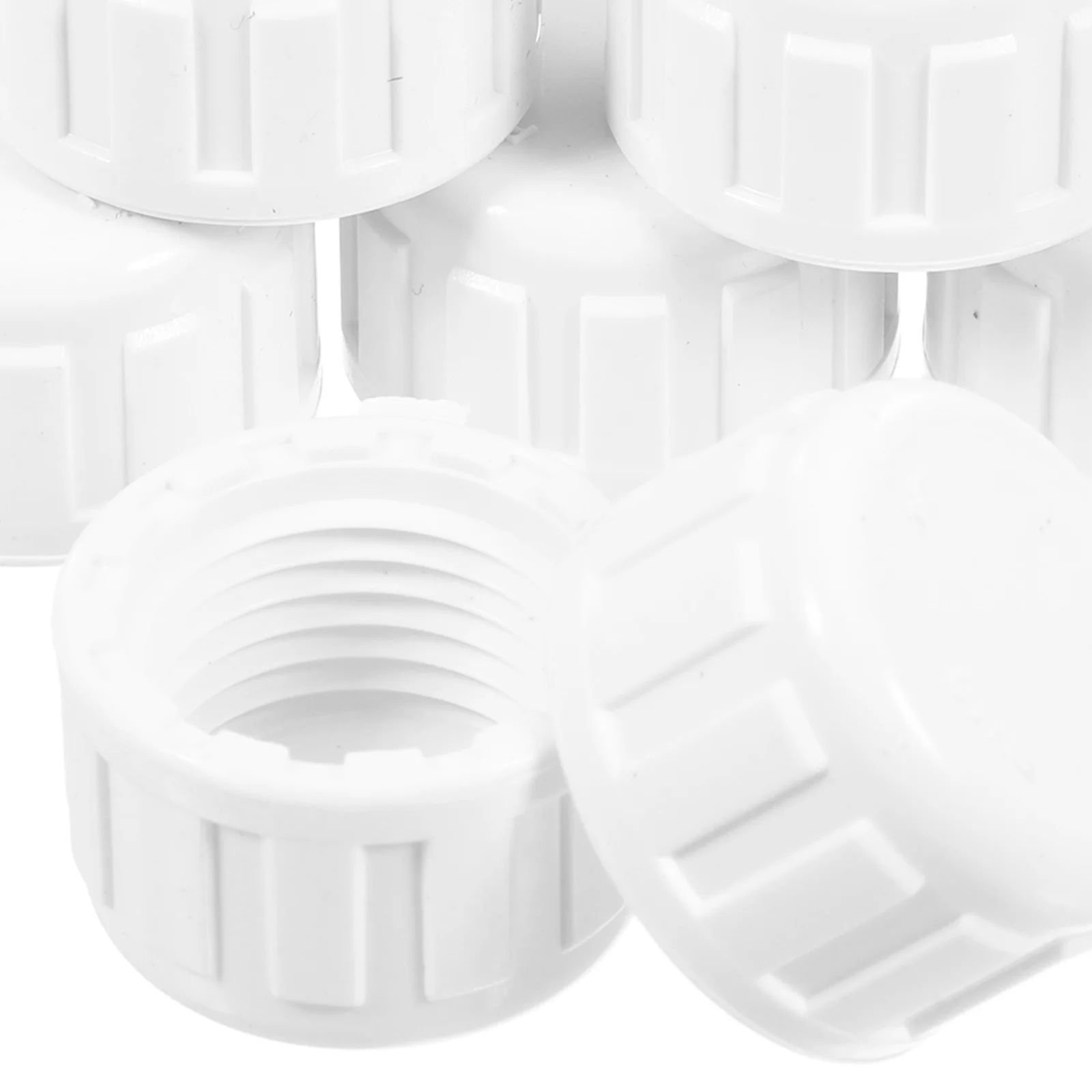 20 pcs PVC Pipe Cap End Stopper Female Threaded Adapter Longlasting Garden Water Fittings Sprinkler Pool Easy