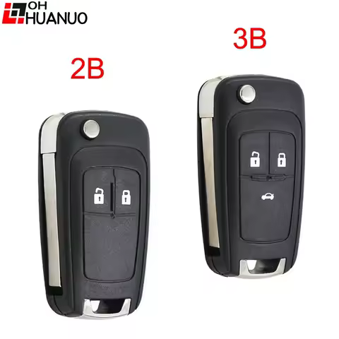 2/3B Flip Folding Remote Key Shell Fob Case for Vauxhall Opel Zafira Astra Insignia for Chevrolet Aveo Cruze Sonic
