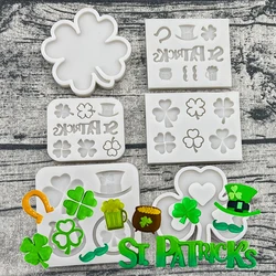 Four Leaf Clover Horseshoe St. Patrick’s Day Silicone Sugarcraft Mold Cupcake Baking Mold Fondant Cake Decorating Tools