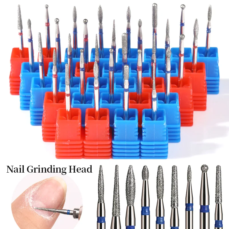 1 pçs prego brocas fresas para gel unha polonês manicure rotativa cabeça de moagem bits cutícula arquivos de unhas ferramenta