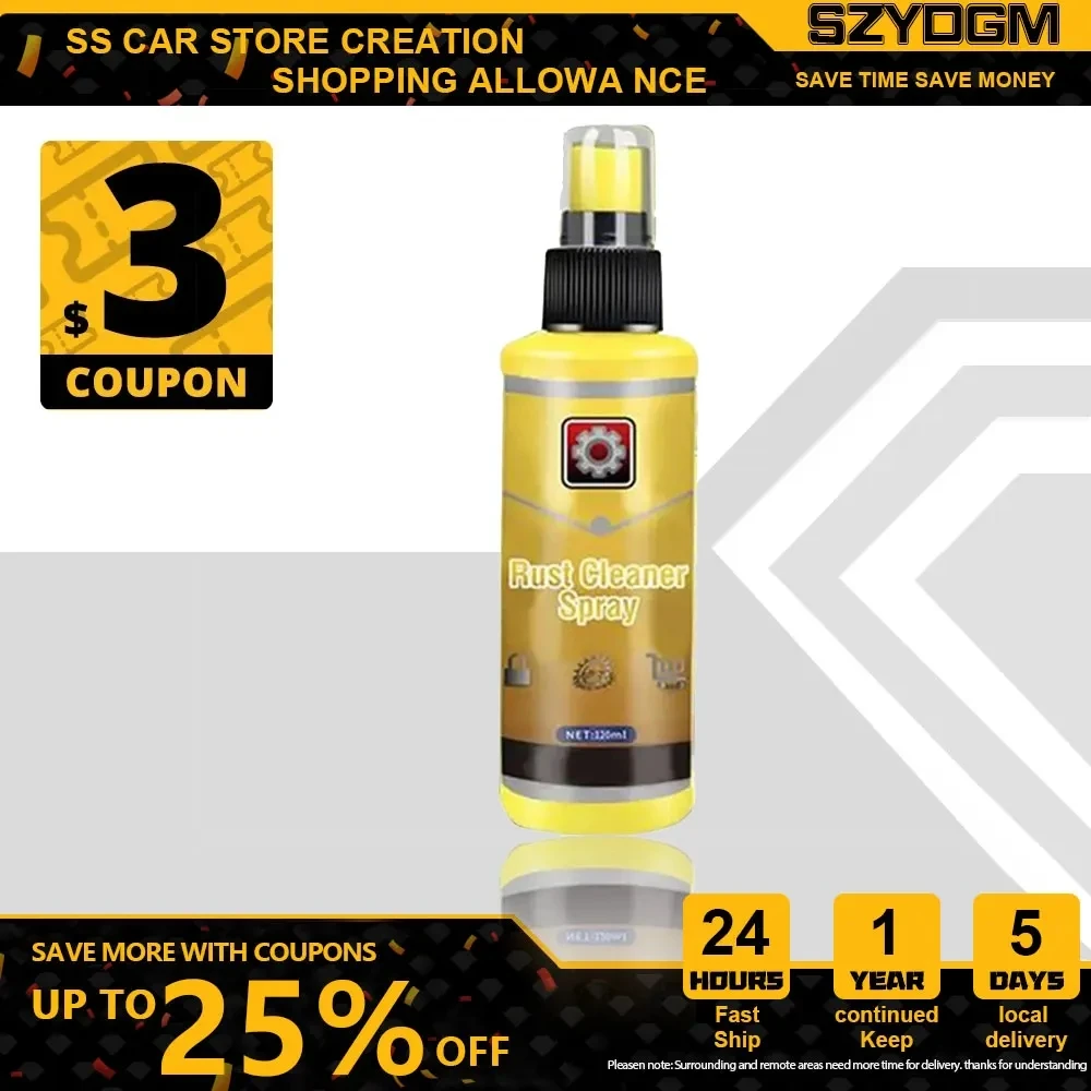 

100 мл Большой мощный универсальный средство для удаления ржавчины спрей, спрей для удаления ржавчины для обслуживания автомобиля, бытовые инструменты для уборки, смазка от ржавчины