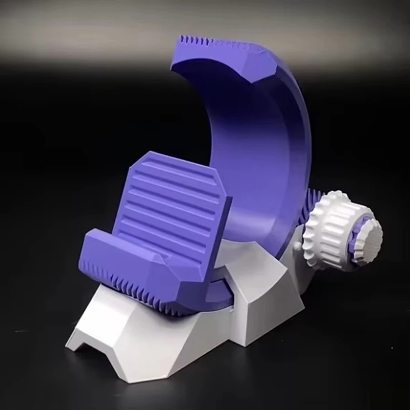 حامل هاتف تروس قابل للتعديل لسطح المكتب، تصميم تروس محمول وعملي أ