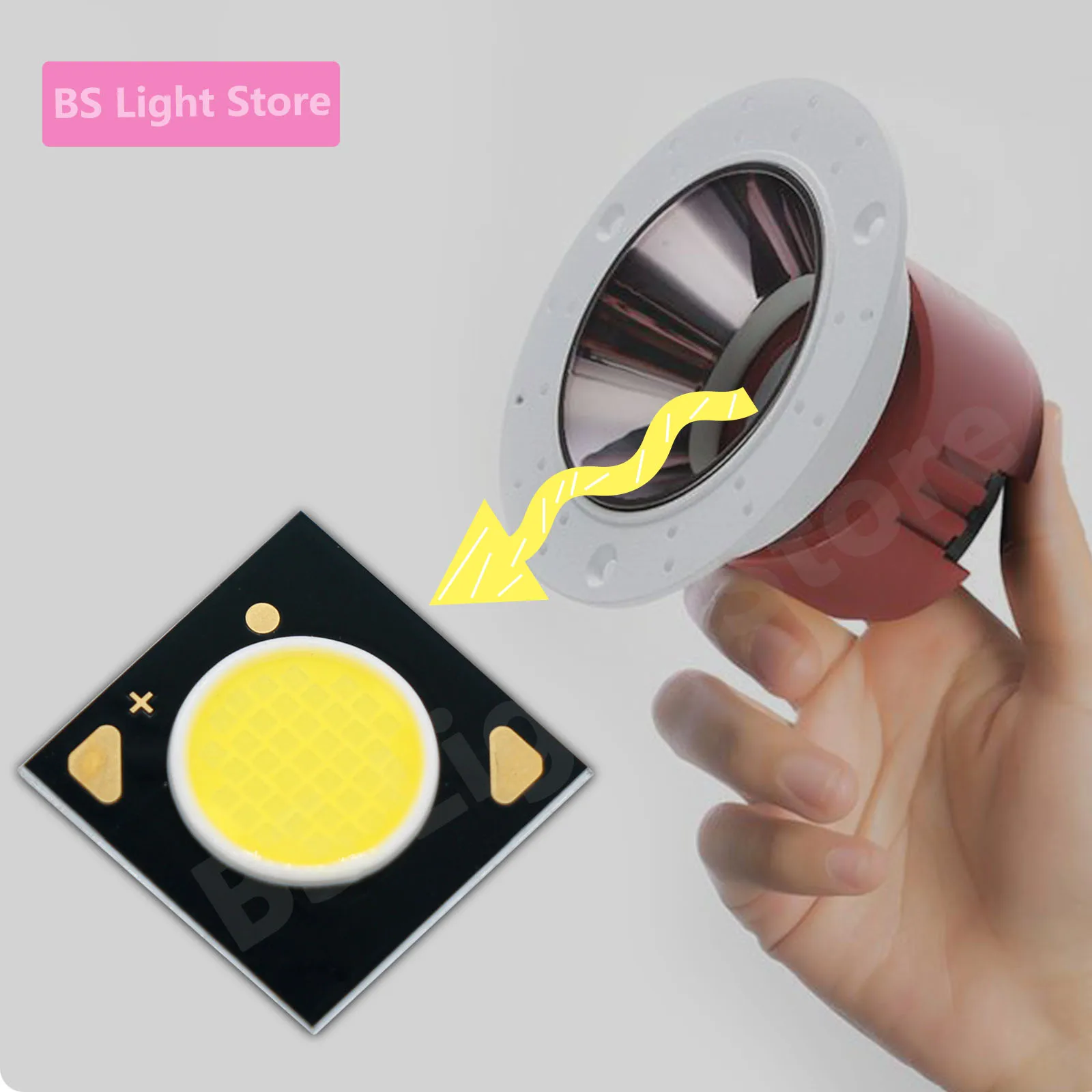 36-39V LED Bead 16mm 18mm 19mm LED module 10-30W 15-40W 20-60W Ra90 Warm White LED Chip Lamp Spot Light Downlight Light source