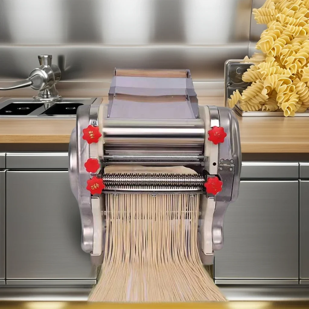 Elektrische verse noedelvervaardigingsmachine Automatisch geproduceerde verse noedelvervaardigingsmachine Cutter Pasta Noodles Maker