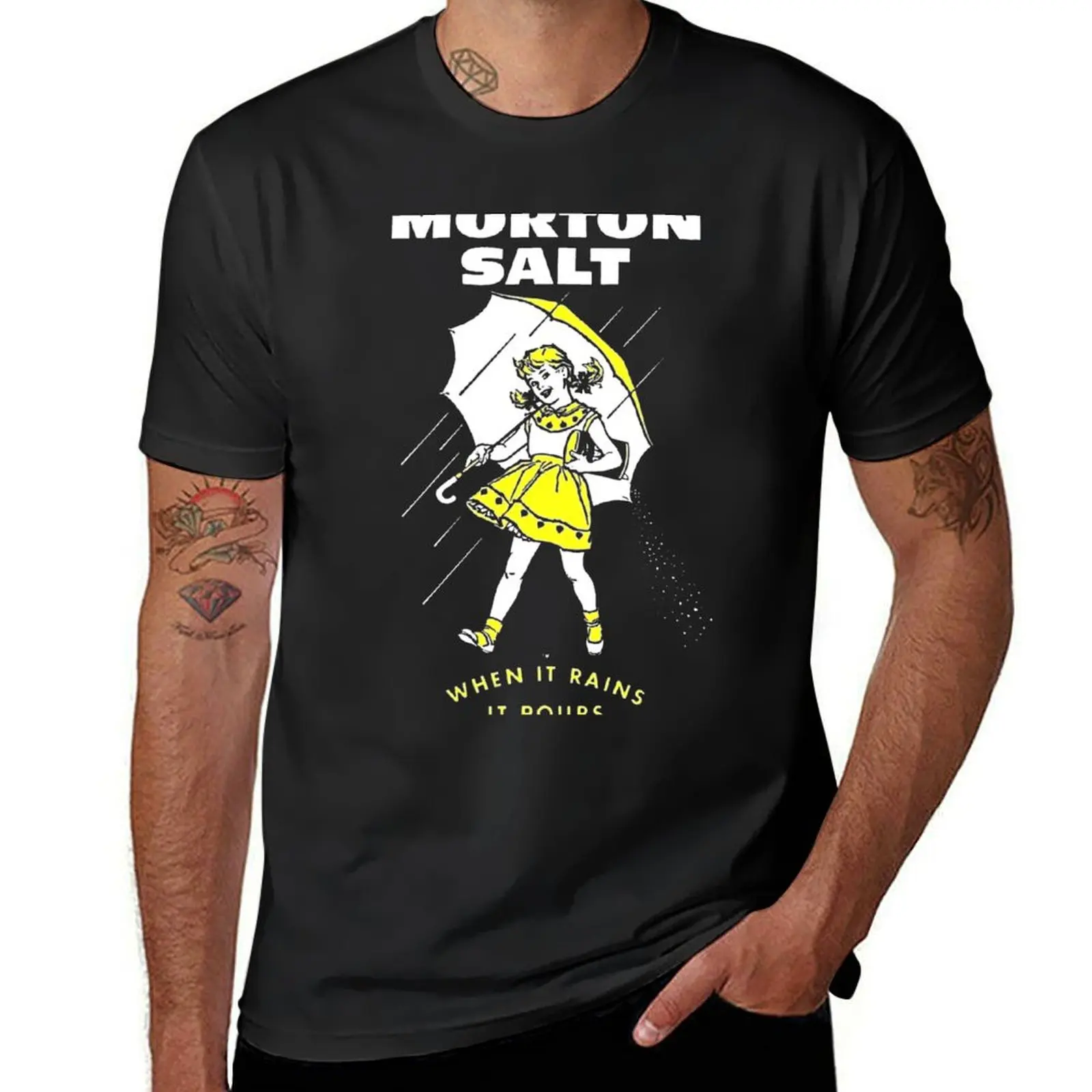 Morton Salt T-Shirt summer top plus sizes sports fans hippie clothes mens clothes