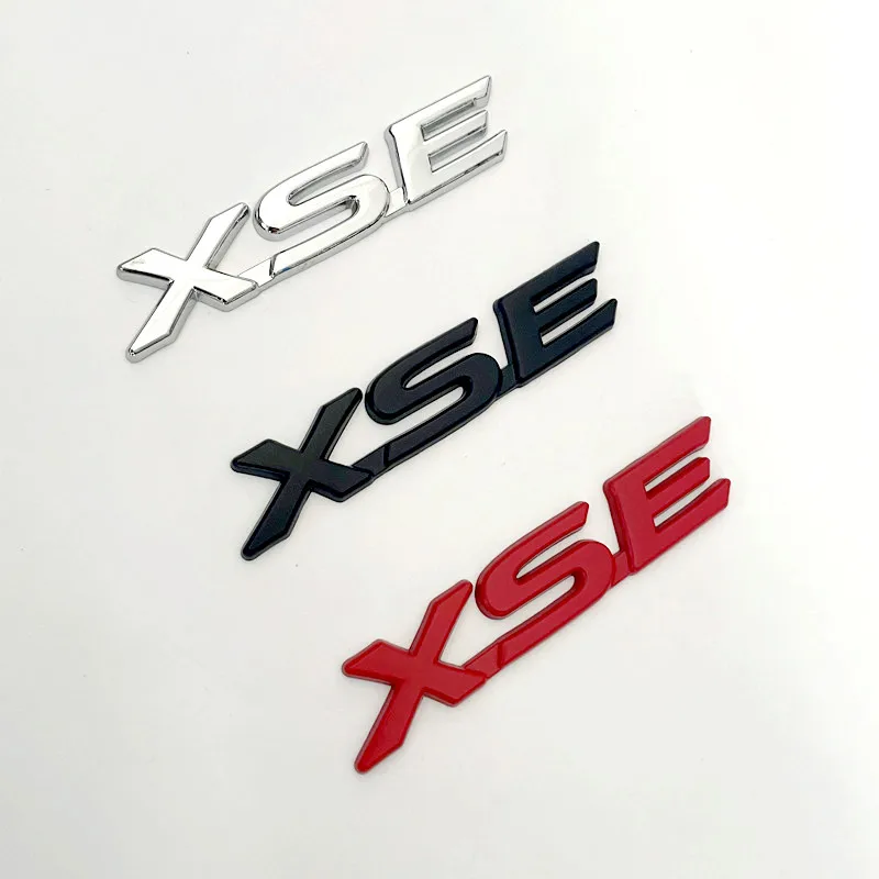 3D Metal SE XSE Logo Rear Trunk Emblem Badge Decals Sticker For Toyota Camry Sienna Highlander Corolla Car Styling Accessories - view 4