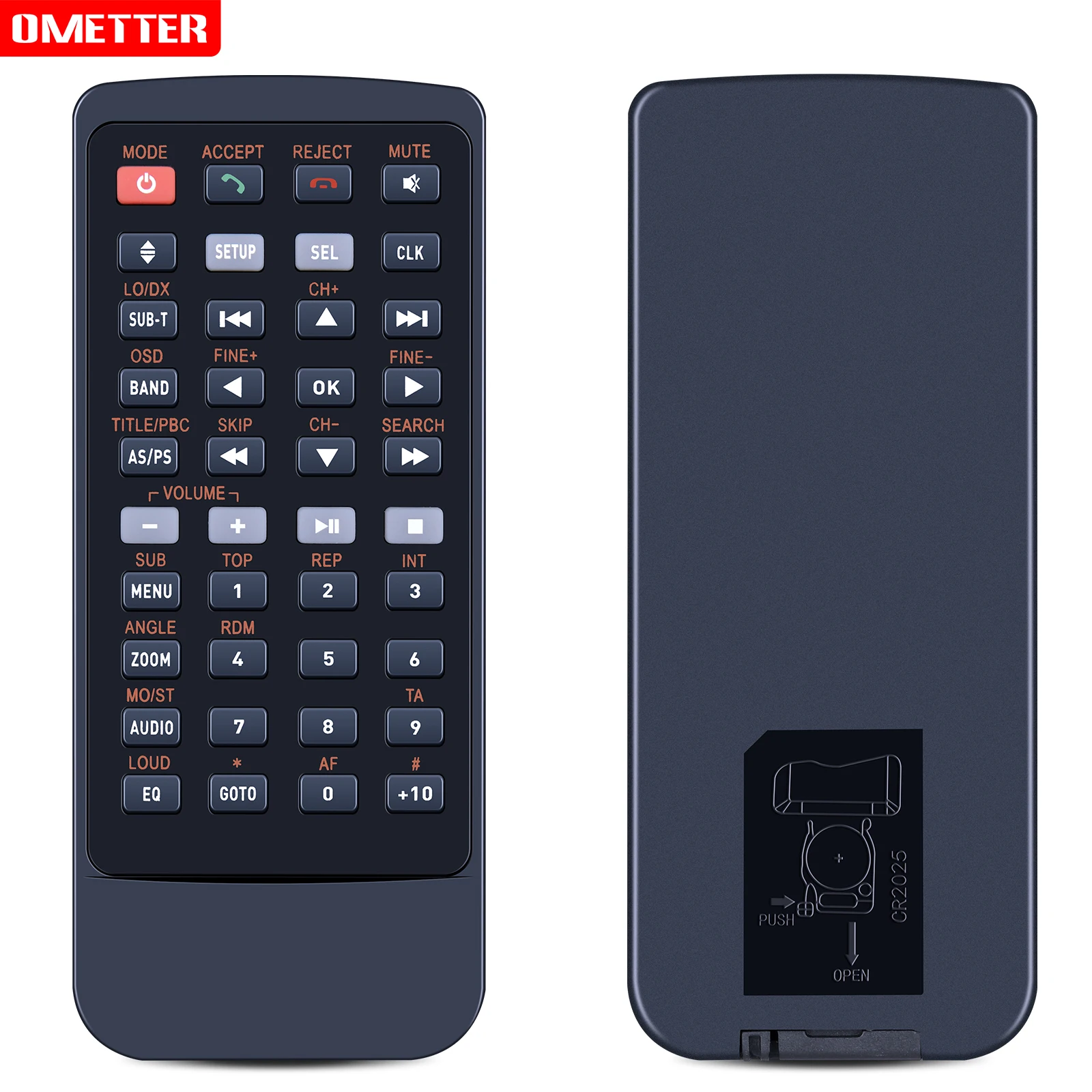 Novo controle remoto para receptor de DVD duplo DV637 DV605 DV705 DV615B DV635MB DV737MB