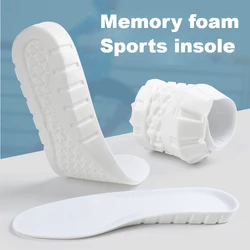 Plantillas para zapatillas deportivas de espuma viscoelástica plantilla con arco para pies cojín suave para correr almohadillas ortopédicas EVA para zapatos inserciones para el talón