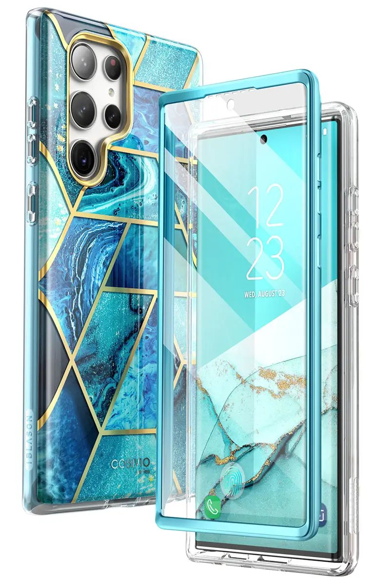 For Samsung Galaxy S23 Ultra Case 6.8“ (2023 Release) I-BLASON Cosmo Slim Stylish Protective Case with Built-in Screen Protector