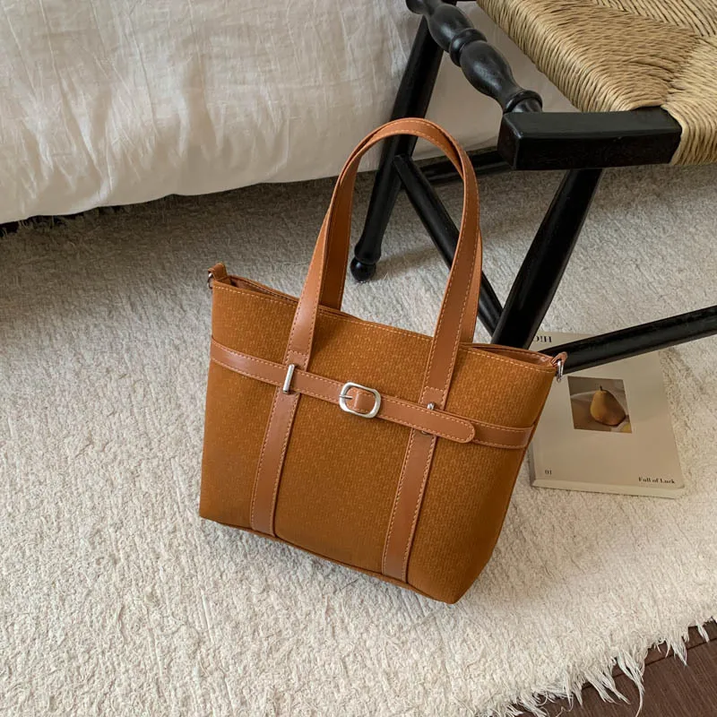 2025 Spacious Work Tote for Women, Soft Leather Multi-functional Crossbody Bag, Elegant Shoulder Purse for Office Commute