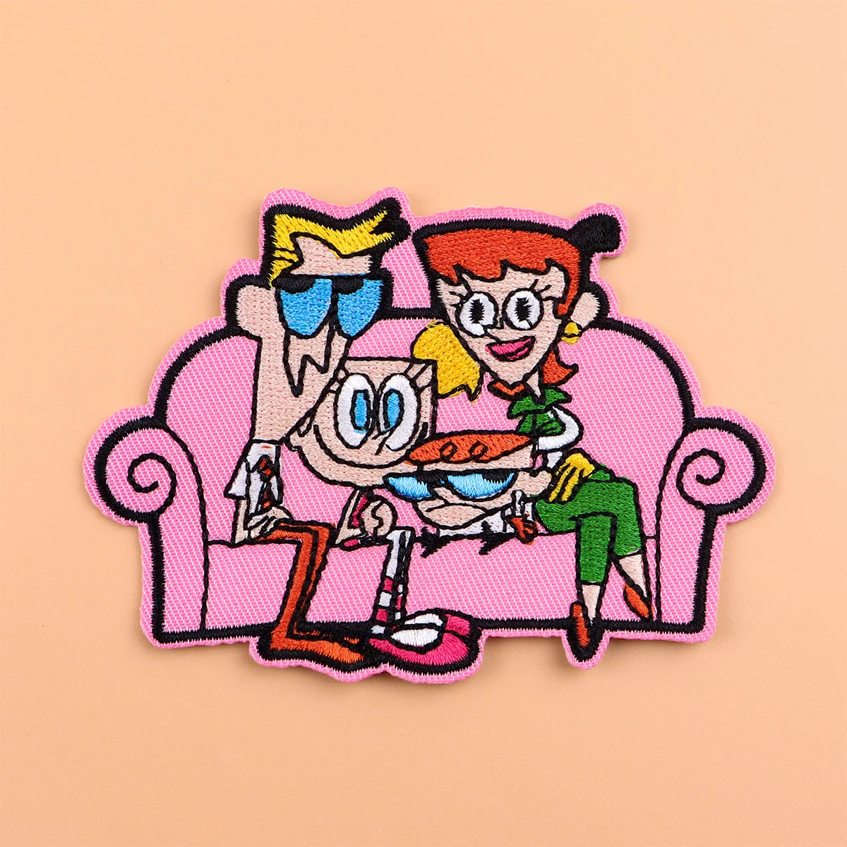 Science Comedy Animation Embroidered Patch for Clothing Jackets Thermoadhesive Patch DIY Iron on Patch Applique Sticker