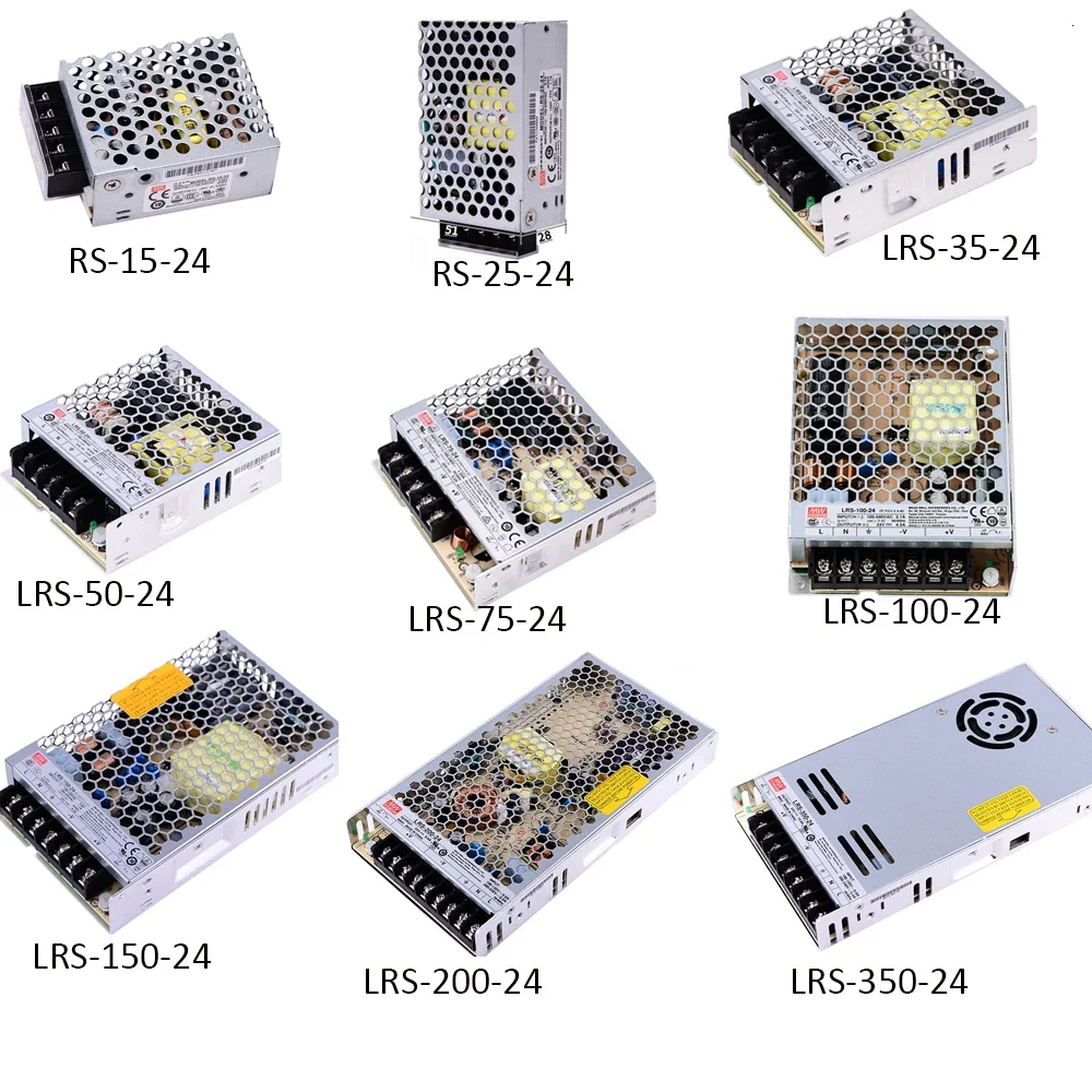 MEAN WELL LRS-35-5 LRS-35-12 LRS-35-15 LRS-35-24 LRS-35-36 LRS-35-48 35W 85-264VAC/120-370V Single Output Switching Power Supply