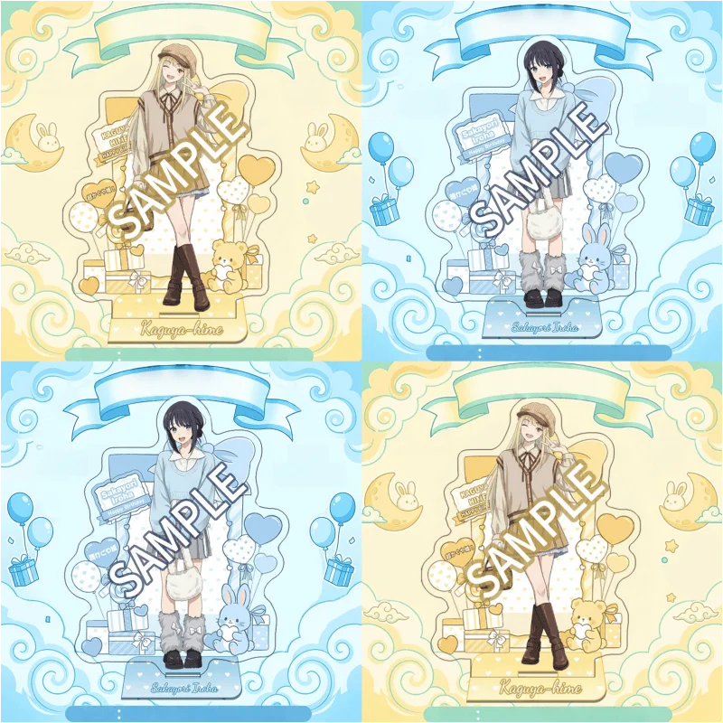 

Аниме-персонаж Космическая принцесса Кагуя! Акриловая табличка с персонажами из аниме «Кагуя-сан: Девочка-волшебница» (Кагуя Сакаяри, Ироха, Рунами, Ячийо) с акриловым держателем – подарок для друзей