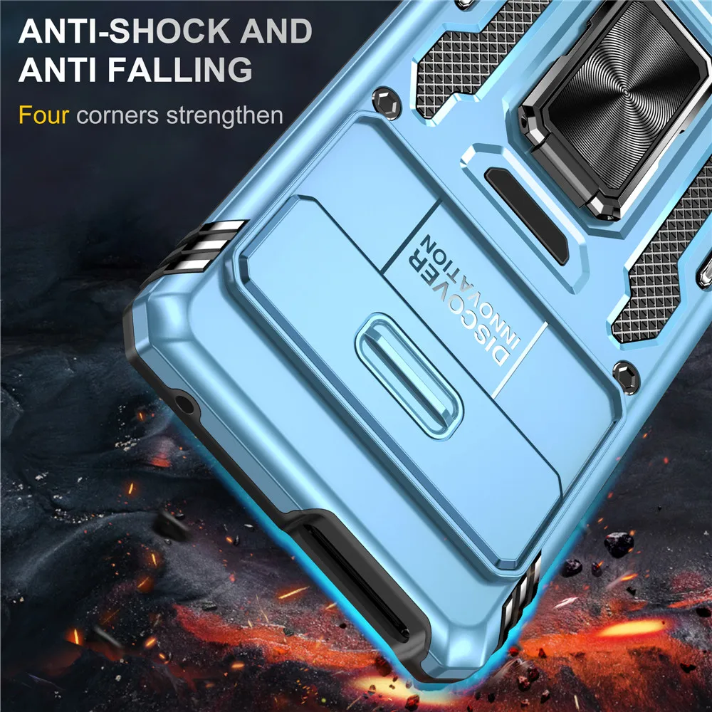 Coque arrire magntique pour Google Pixel 10 9 Pro XL 9A 8A 7A 5G, camra blinde, anneau coulissant, Pixel 7 8 9 10 Pro Pixel9 A 8A Funda