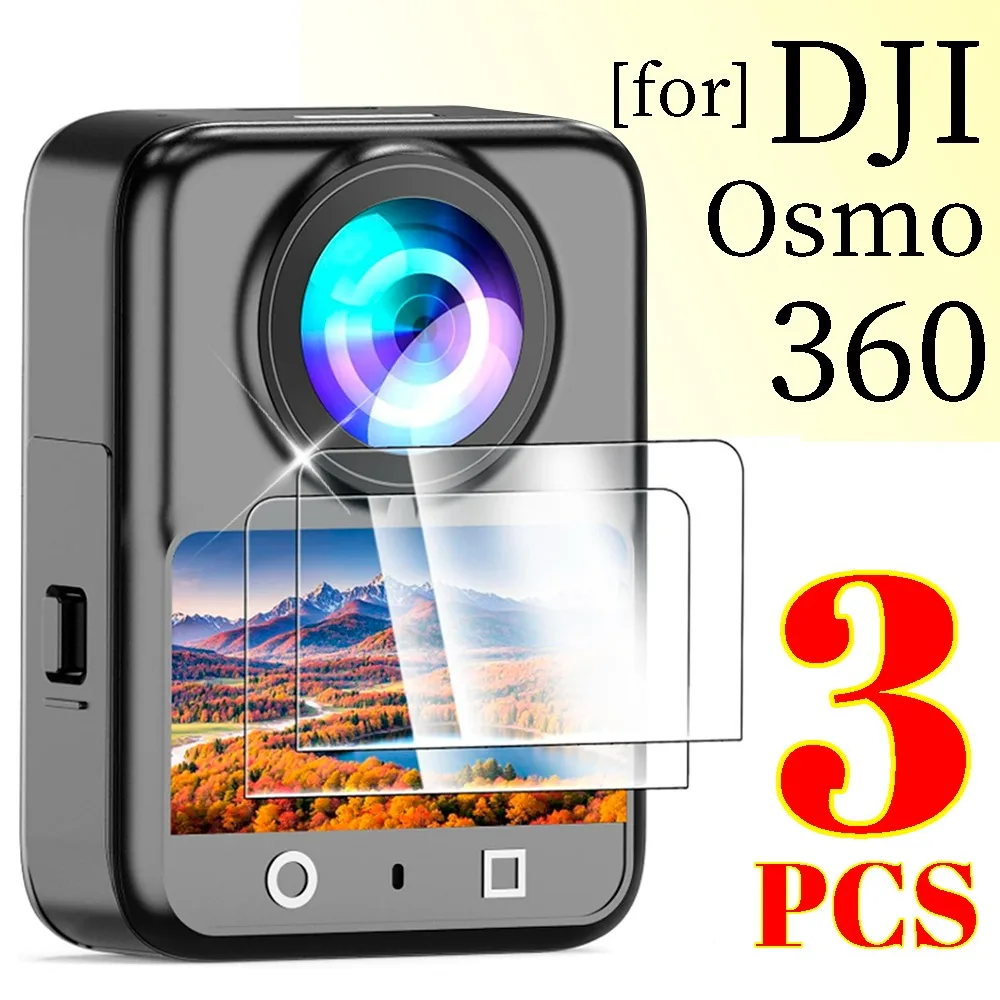 

1-3 шт. защитная пленка из закаленного стекла для DJI Osmo 360, ультра-прозрачная защитная пленка для объектива камеры для DJI Osmo, аксессуары для камеры