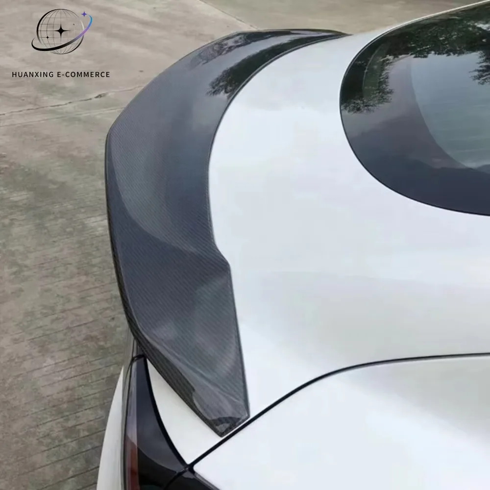 For Tesla Model 3 V Style Carbon Fiber Body Kit Front Lip Rear Diffuser Side Skirts Spoiler Customization view 2