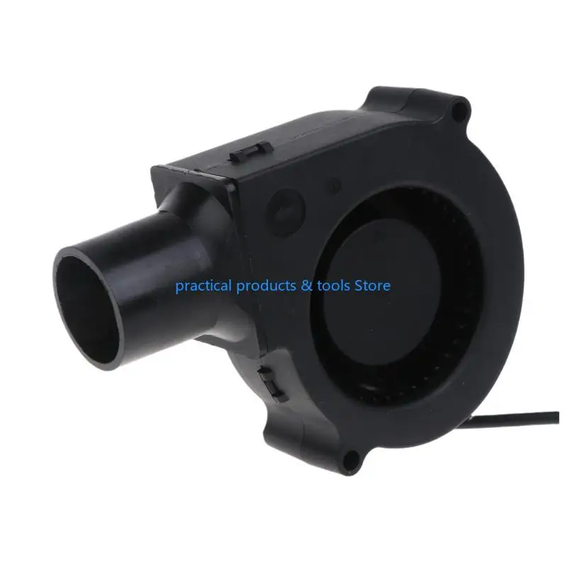 77JB صهر مروحة معدنية شواء منفاخ الفحم مدخنة كاتب نزهة الطبخ الشواء مروحة كهربائية تيار مستمر 12 فولت 5.5x2.1 مللي متر 75 مللي #2