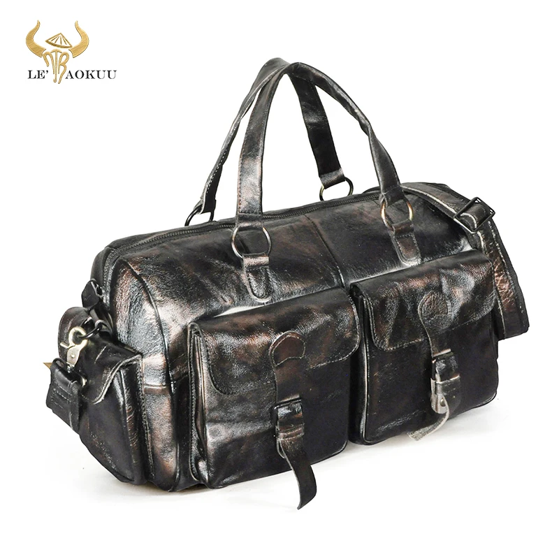 

Men Real Natural Leather Business Briefcase Messenger Bag Male Design Travel 14" Laptop Attache Case Tote Portfolio Bag 1097