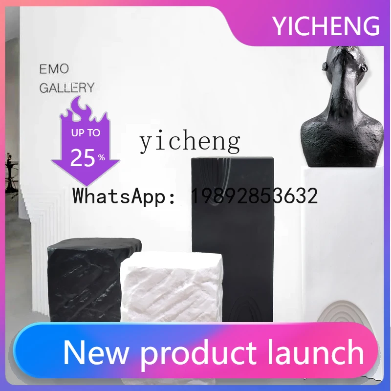 

X1 portrait sculpture floor-to-ceiling booth clothing store decoration heightening arrangement geometric base model platform