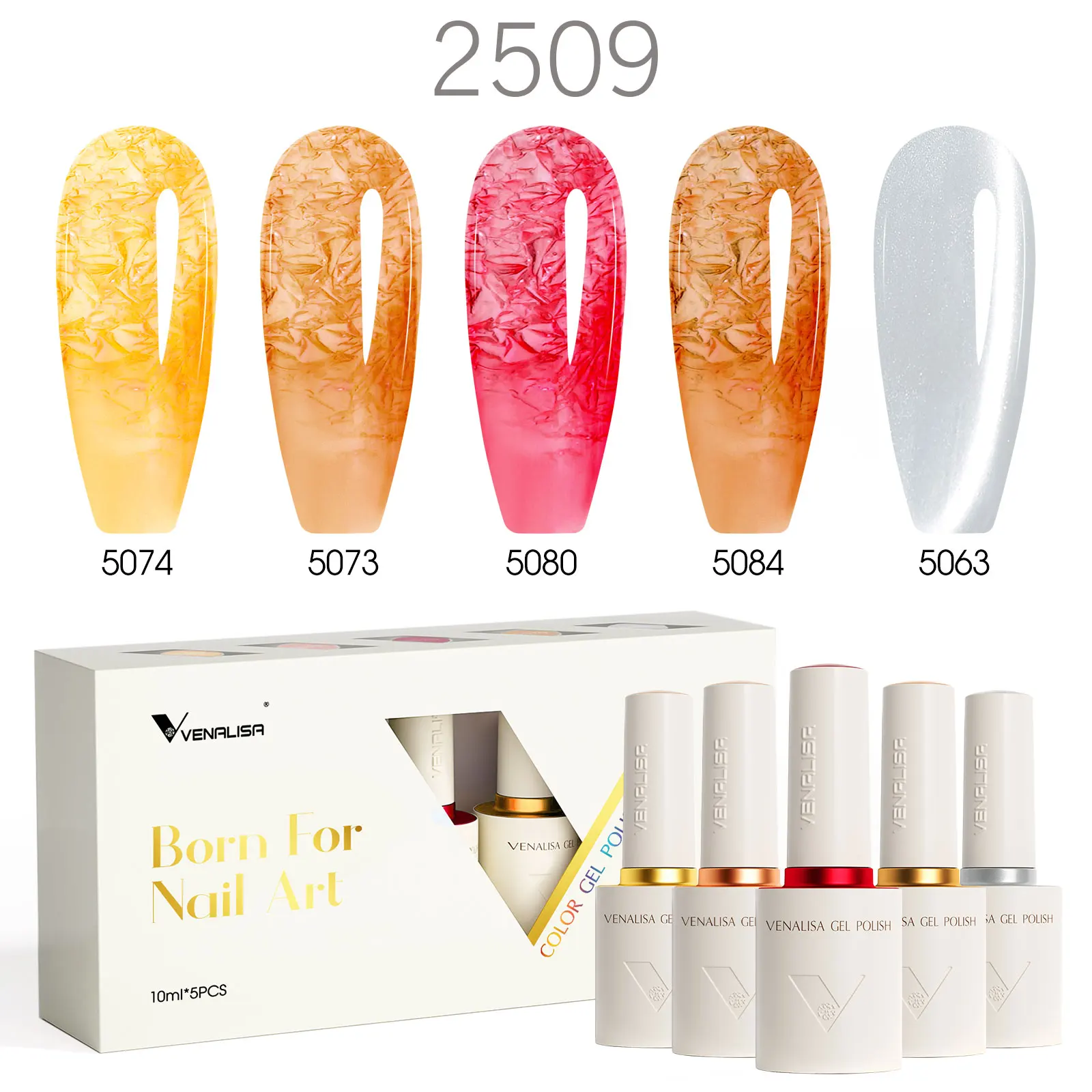 2/3/5 stücke Venalisa 10 ml Gel Kit Farbe Nagel Gel Polnisch Mit Nagel Tipps Set Hema/TPO Kostenloser Diamant Top Soak Off UV LED Nagel Gel – Detail 15