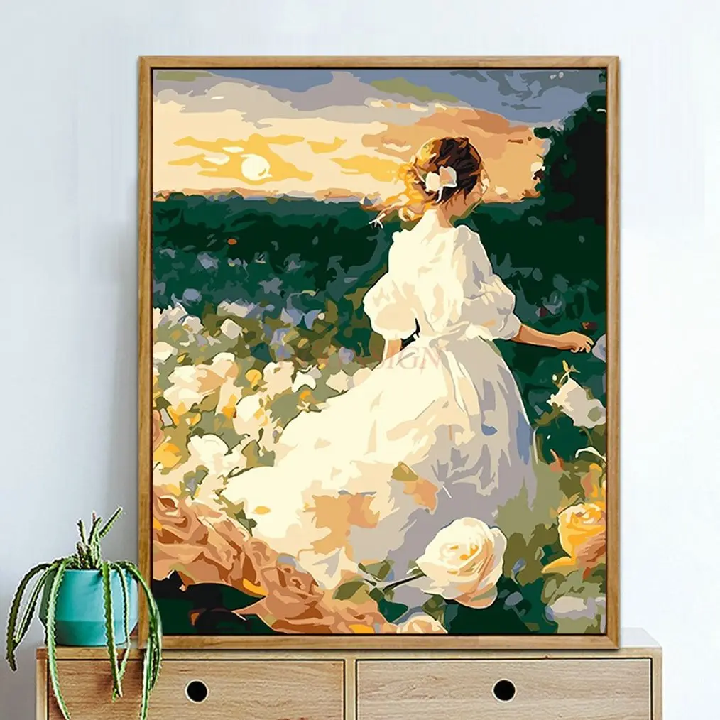 1 مجموعة فراشة اللوحة الزيتية الرقمية 2025 جديد DIY اليدوية النفط اللوحة التلوين