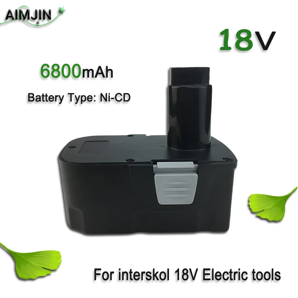 

For Interskol 18V 6800mAh Ni-CD Rechargeable Battery Electric Tools Replacement