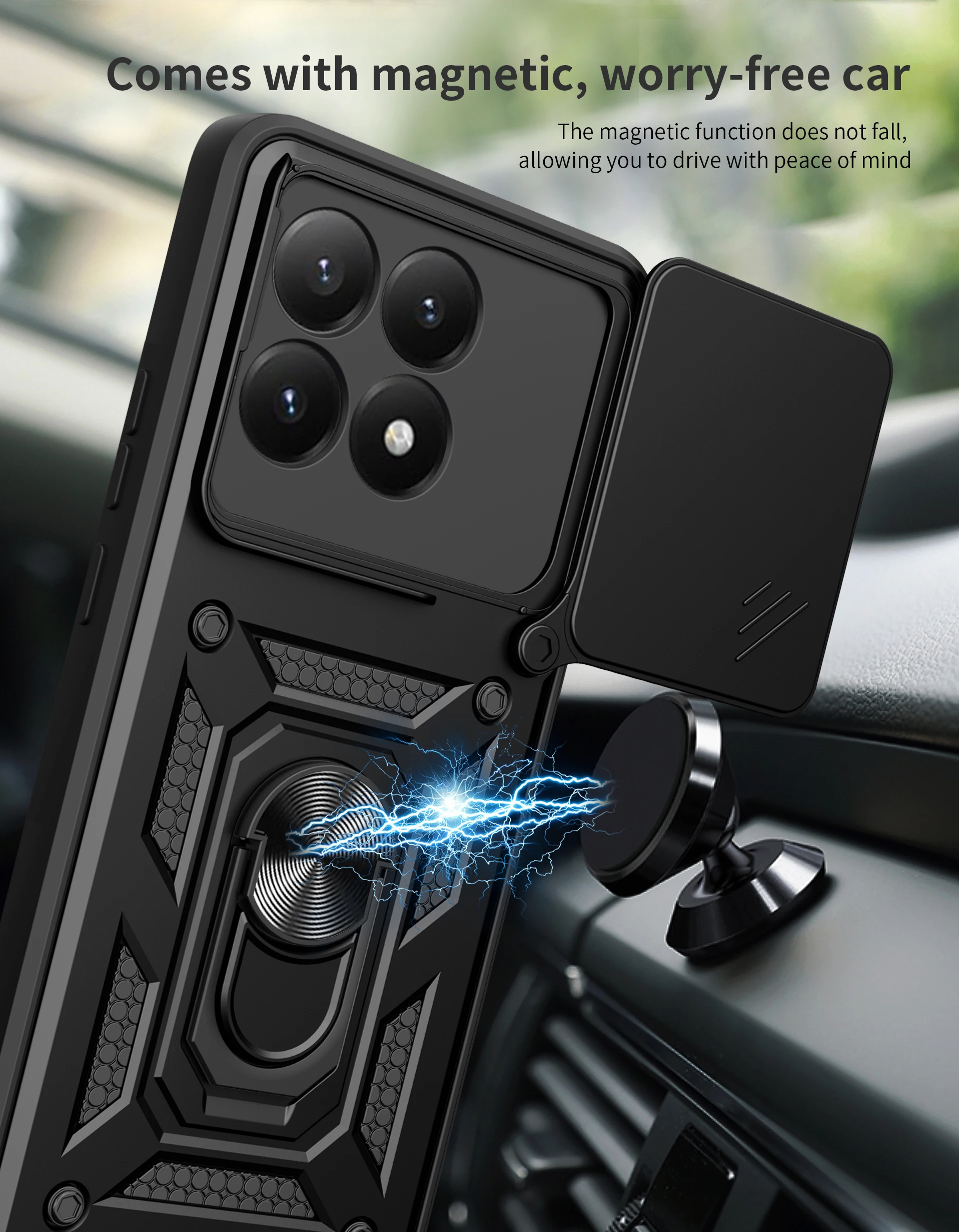 샤오미 15T 프로 5G 미 15t 14T 프로 13T 12T 11T 샤오미 14T 미15T 하드 커버용 슬라이드 카메라 렌즈 보호 케이스