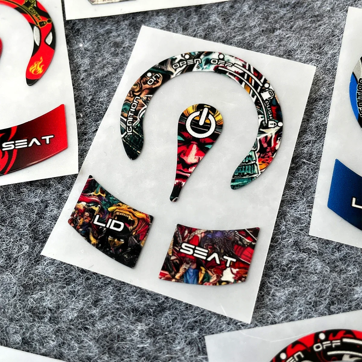 For YAMAHA NMAX XMAX 300 Nmax Xmax Motorcycle Ignition Engine Start Cover Reflective Stickers Moto Key Hole Decals Accessories