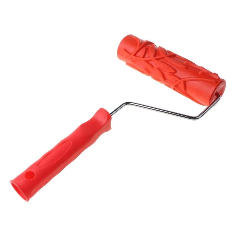 

7-дюймовый малярный валик для отделки стен, инструменты для рисования с рельефом древесины