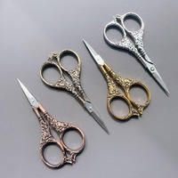 1Pc European Sewing Vintage Scissors Vintage Embroidery Retro Dressmaker Shears Scissors Fabric Tool Needlework Tailor Shears