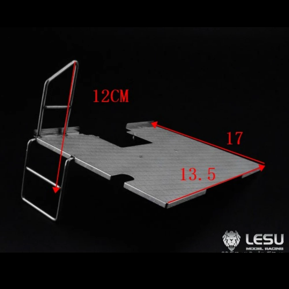 

Pedal Tractor KD-001 Stainless Steel Upgrade For 1/14 Tamiya RC HINO700 Two-Axis Romote Control Trailer Tipper Dump Truck